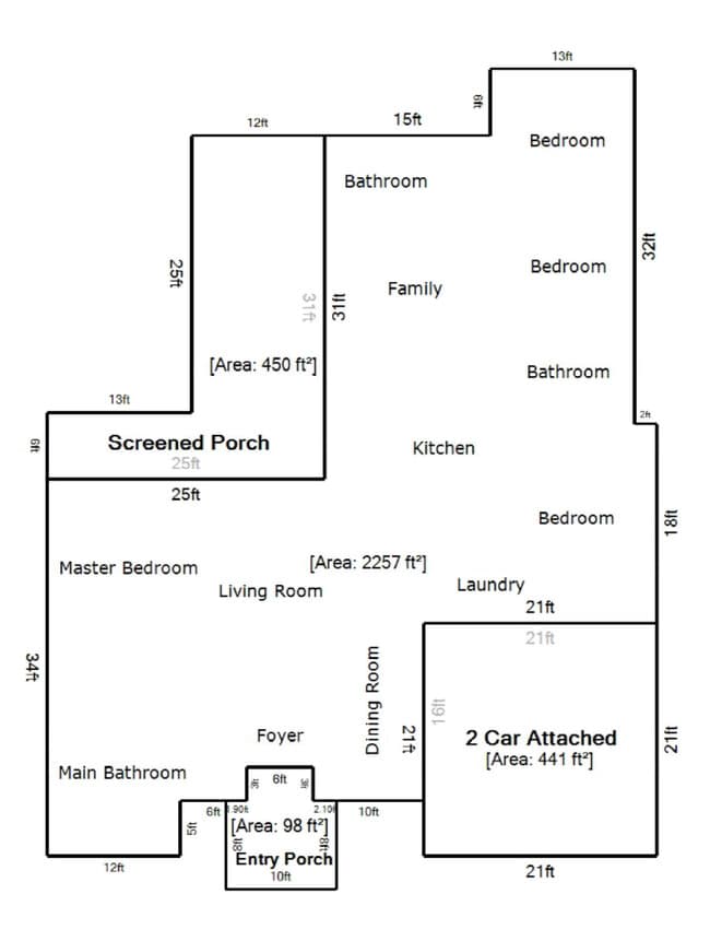 property at 16105 Temple Blvd