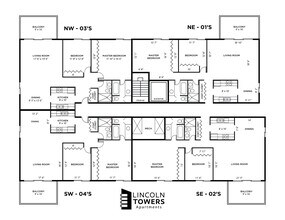 Lincoln Tower Apartments in Marshalltown, IA - Building Photo - Floor Plan