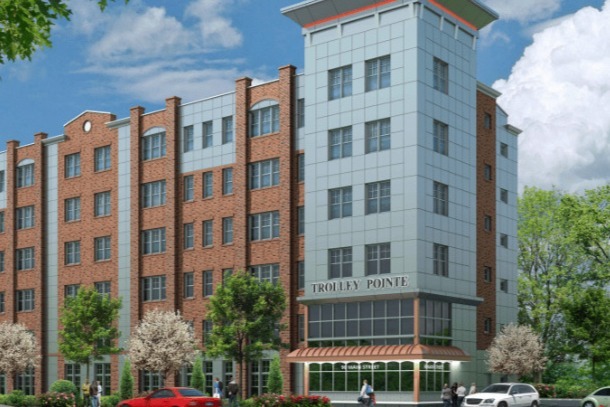 Trolley Pointe in Derby, CT - Building Photo