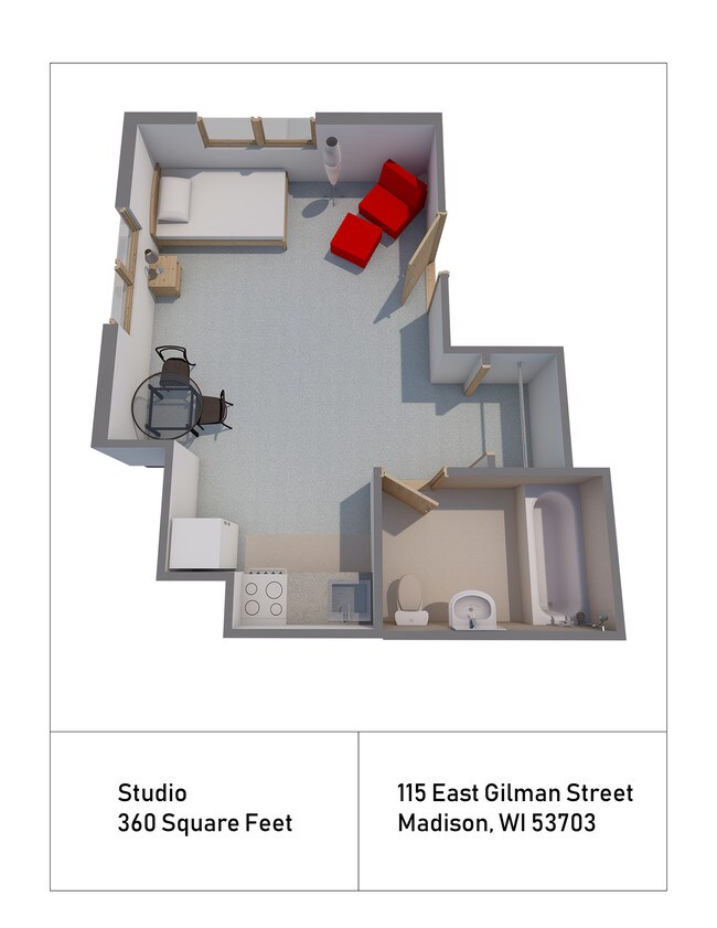 The Badger Den Apartments on Gilman in Madison, WI - Building Photo - Building Photo