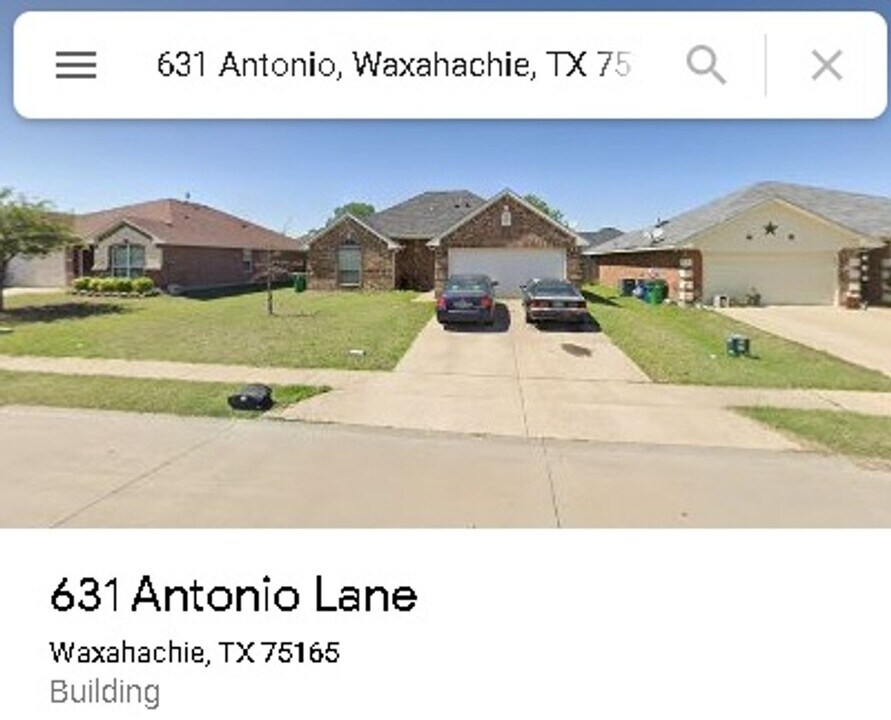 631 Antonio Lane in Waxahachie, TX - Building Photo