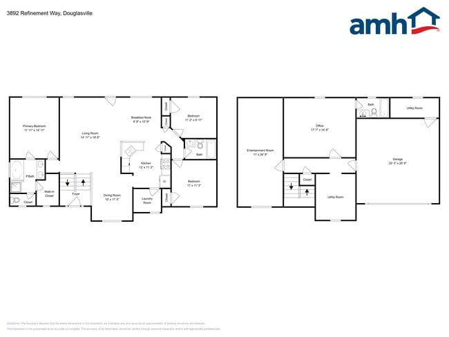 3892 Refinement Way in Douglasville, GA - Foto de edificio - Building Photo