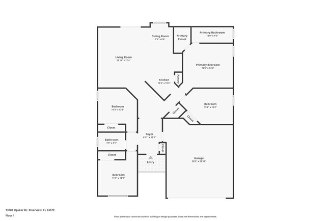 13708 Ogakor Dr in Riverview, FL - Building Photo - Building Photo