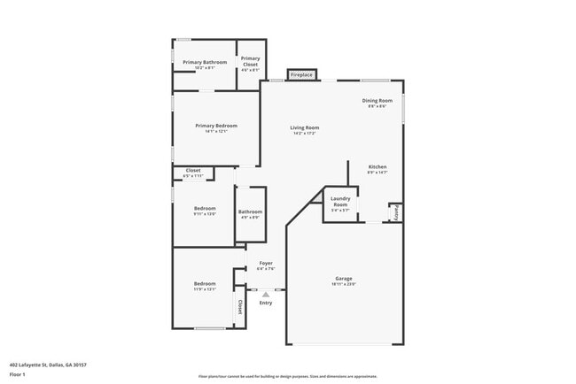 402 Lafayette St in Dallas, GA - Foto de edificio - Building Photo