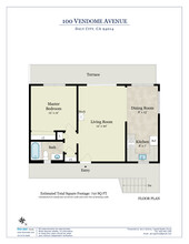 100 Vendome Ave in Daly City, CA - Building Photo - Floor Plan