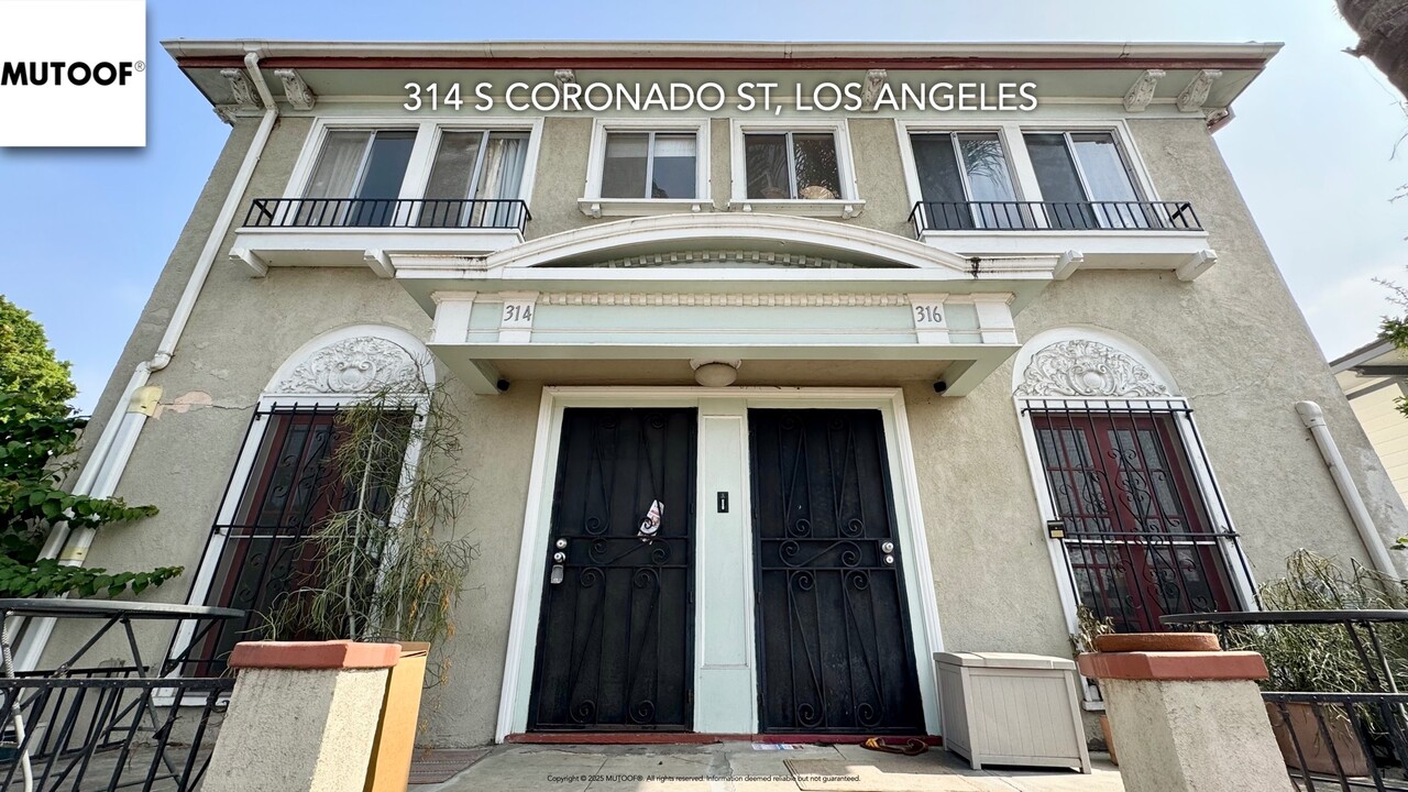 314 S Coronado St in Los Angeles, CA - Foto de edificio