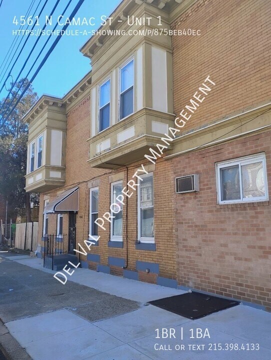 4561 N Camac St in Philadelphia, PA - Foto de edificio