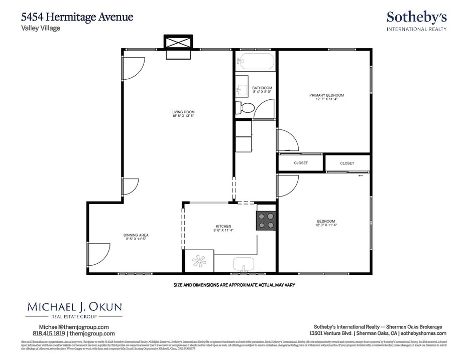 5454 Hermitage Ave in Valley Village, CA - Building Photo