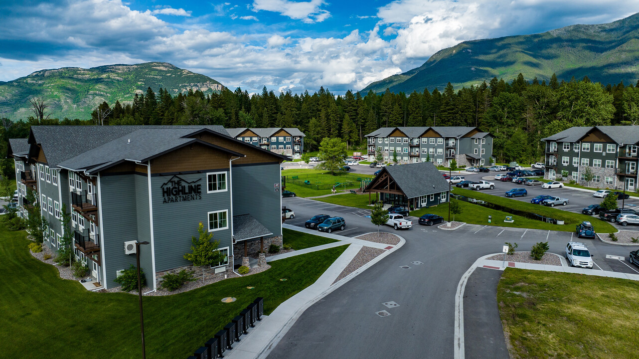 The Highline Apartments in Columbia Falls, MT - Building Photo