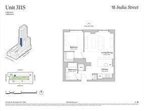 18 India St in Brooklyn, NY - Foto de edificio - Floor Plan