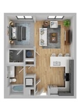 Crest at Stones Branch in Nashville, TN - Foto de edificio - Floor Plan