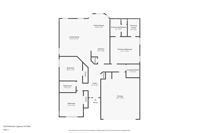 15519 Riford Dr in Cypress, TX - Foto de edificio - Building Photo