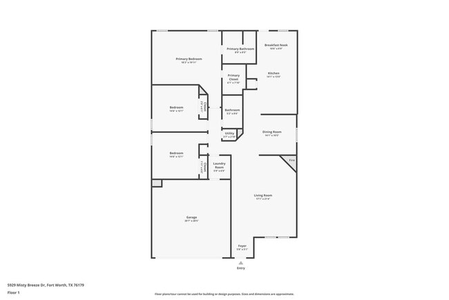 5929 Misty Breeze Dr in Fort Worth, TX - Foto de edificio - Building Photo