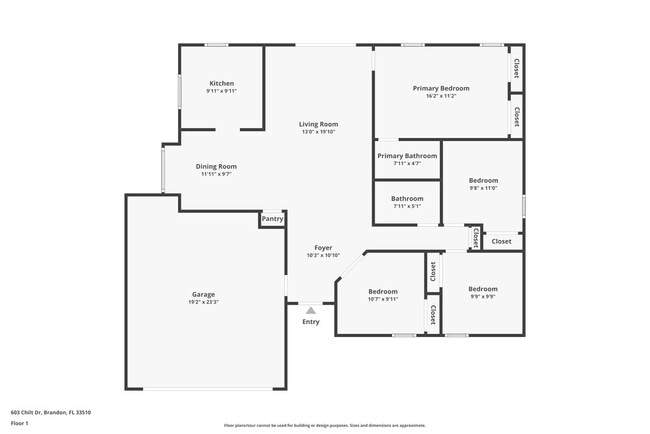 603 Chilt Dr in Brandon, FL - Foto de edificio - Building Photo