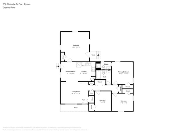 736 Plainville Trail SW in Atlanta, GA - Foto de edificio - Building Photo