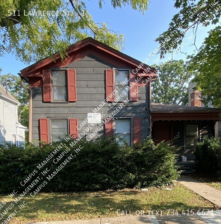 511 Lawrence St in Ann Arbor, MI - Foto de edificio