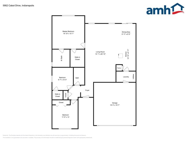 5902 Cabot Dr in Indianapolis, IN - Foto de edificio - Building Photo