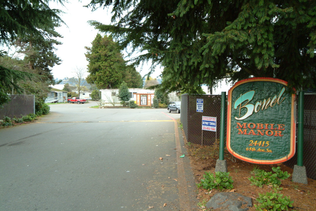 Bonel Mobile Manor in Kent, WA - Foto de edificio