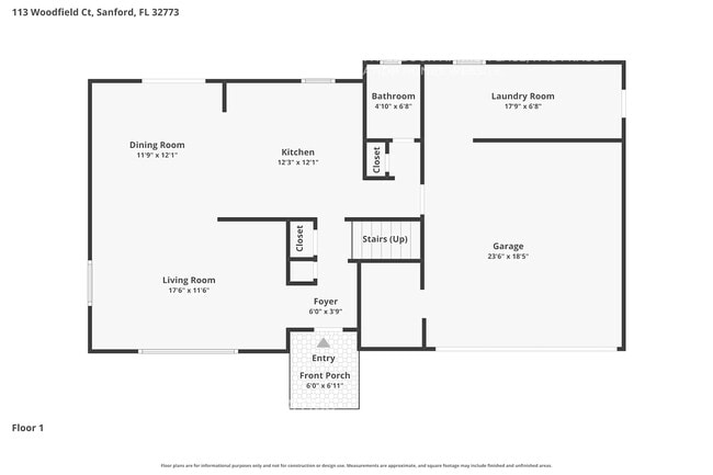 113 Woodfield Ct in Sanford, FL - Foto de edificio - Building Photo