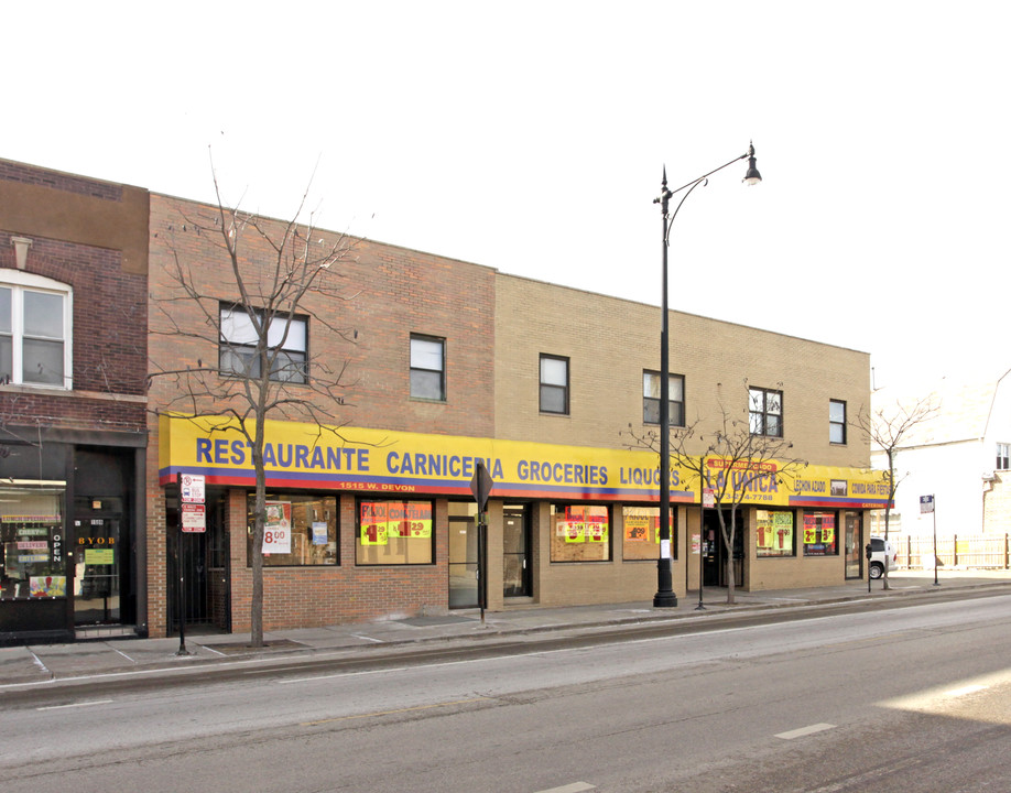 1511-1515 W Devon Ave in Chicago, IL - Foto de edificio