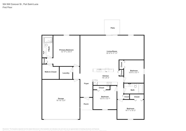 554 NW Conover St in Port St. Lucie, FL - Building Photo - Building Photo