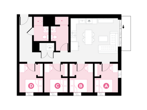 Hub LA Coliseum in Los Angeles, CA - Building Photo - Floor Plan