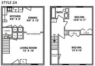 Lewiston Townhomes in New Hartford, NY - Building Photo - Floor Plan