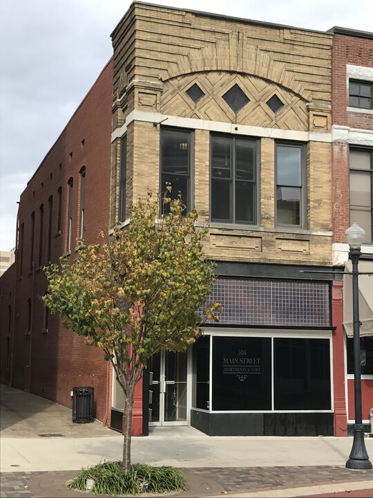 516 Main St, Unit Loft in Evansville, IN - Foto de edificio