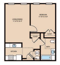55 Harvey at Providence Square in New Brunswick, NJ - Foto de edificio - Floor Plan