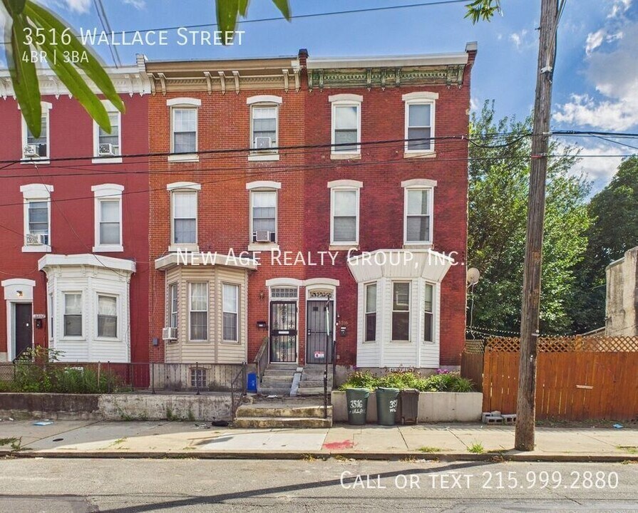 3516 Wallace St in Philadelphia, PA - Building Photo