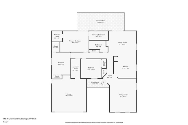 7125 W Tropical Island Cir in Las Vegas, NV - Foto de edificio - Building Photo