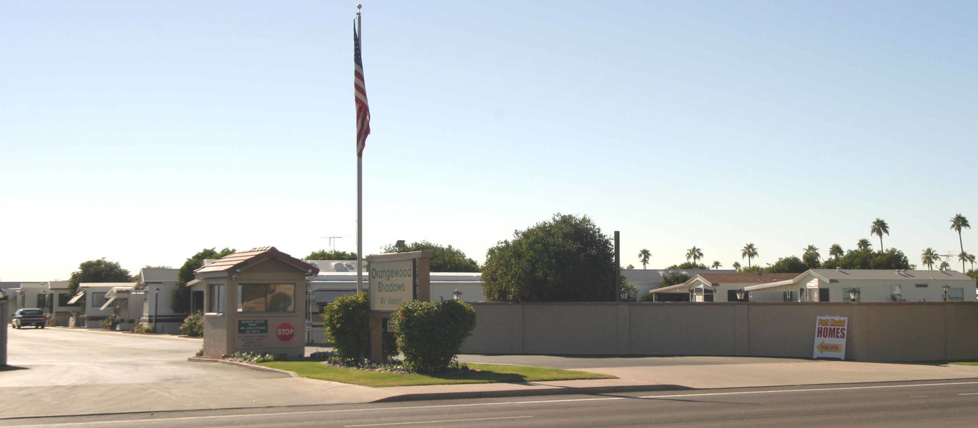 Orangewood Shadows RV Resort in Mesa, AZ - Building Photo