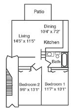 Troy Manor Cooperative in Indianapolis, IN - Foto de edificio - Floor Plan