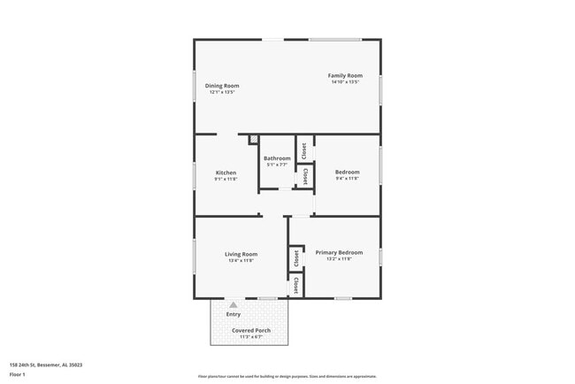 158 24th St in Hueytown, AL - Foto de edificio - Building Photo