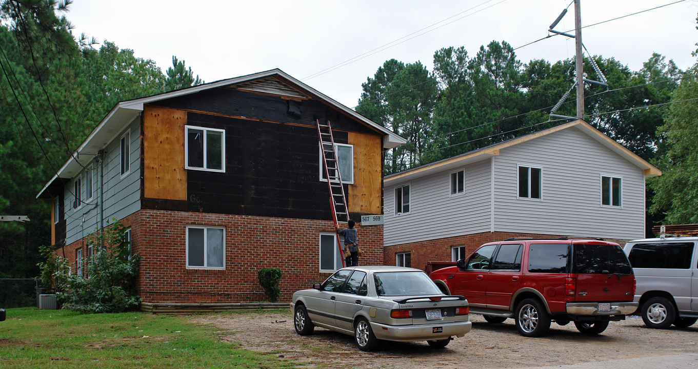 567-573 Dacian Rd in Raleigh, NC - Building Photo