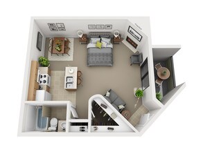 Valley Creek Apartments in Garland, TX - Foto de edificio - Floor Plan