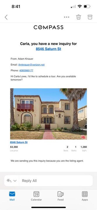 8546 Saturn St in Los Angeles, CA - Building Photo