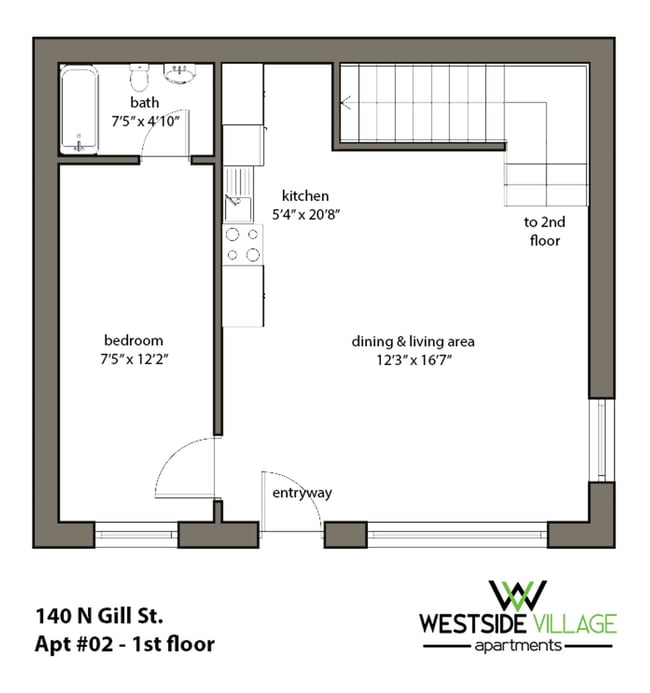 property at 140 N Gill St