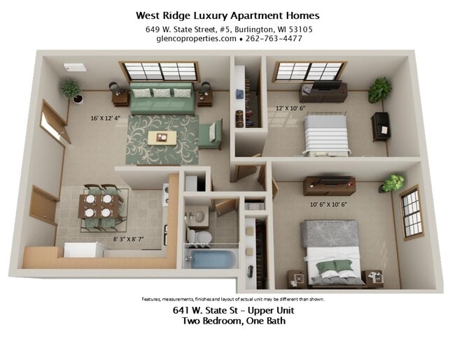 West Ridge Luxury Apartments in Burlington, WI - Foto de edificio - Building Photo