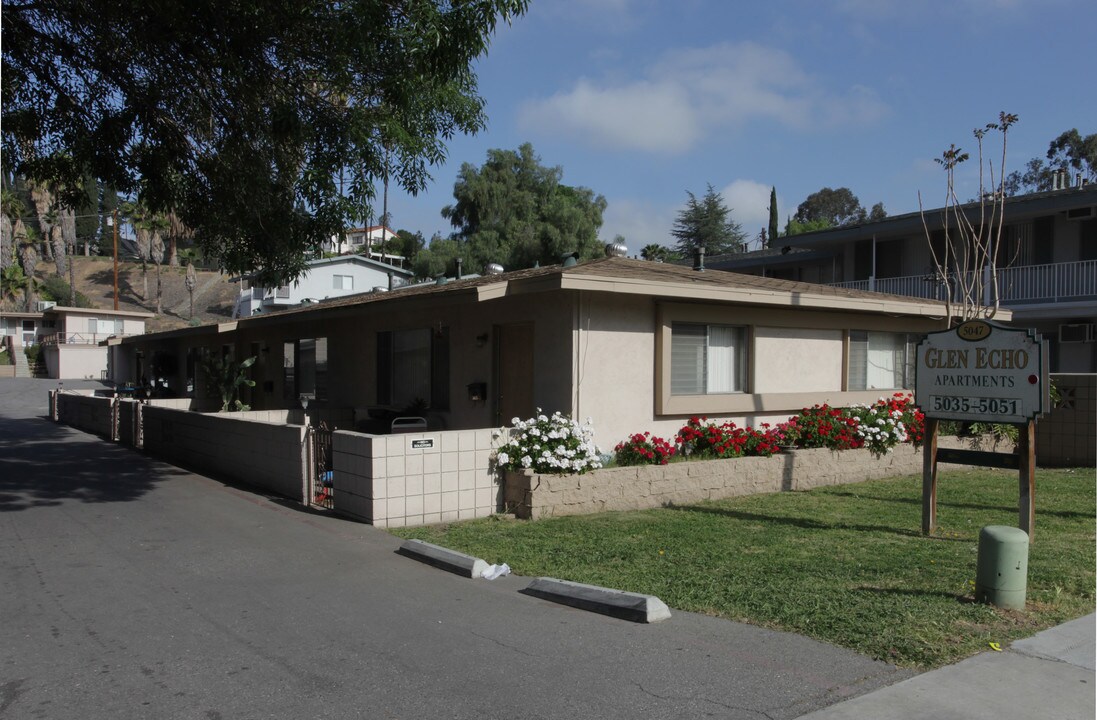 Glen Echo Apartments in Riverside, CA - Building Photo