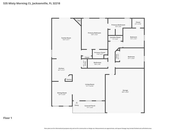 535 Misty Morning Ct in Jacksonville, FL - Building Photo - Building Photo