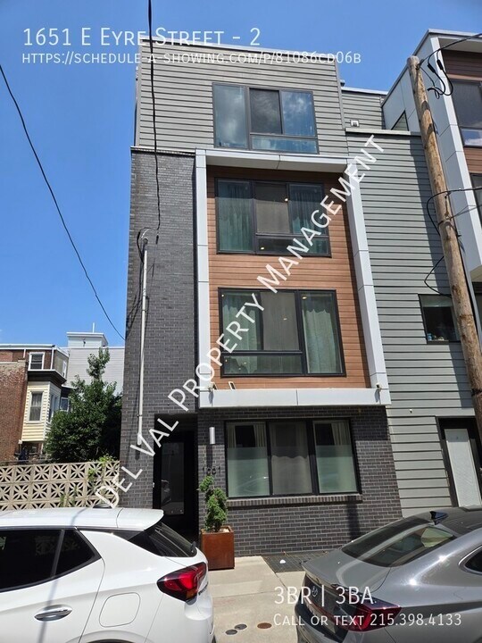 1651 E Eyre St in Philadelphia, PA - Building Photo