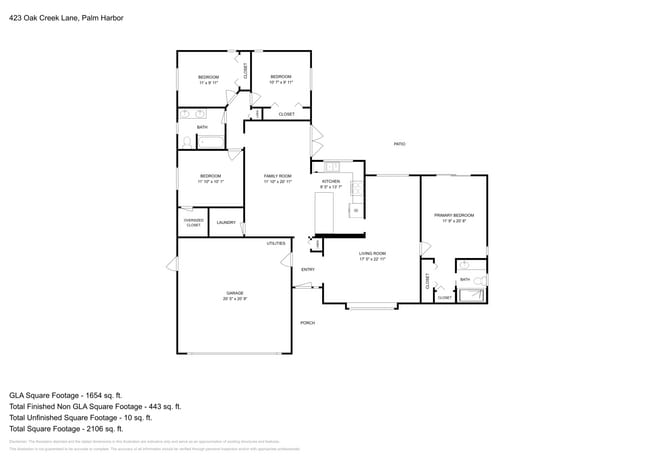 property at 423 Oak Creek Ln