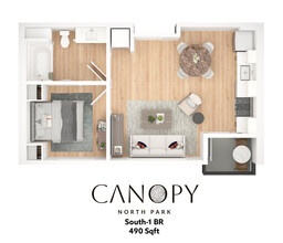 Canopy North Park in San Diego, CA - Foto de edificio - Floor Plan