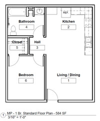 Three Sisters Apts - Income Restrictions in Las Cruces, NM - Building Photo - Floor Plan