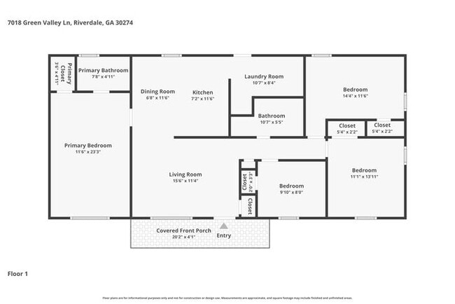 7018 Green Valley Ln in Riverdale, GA - Building Photo - Building Photo