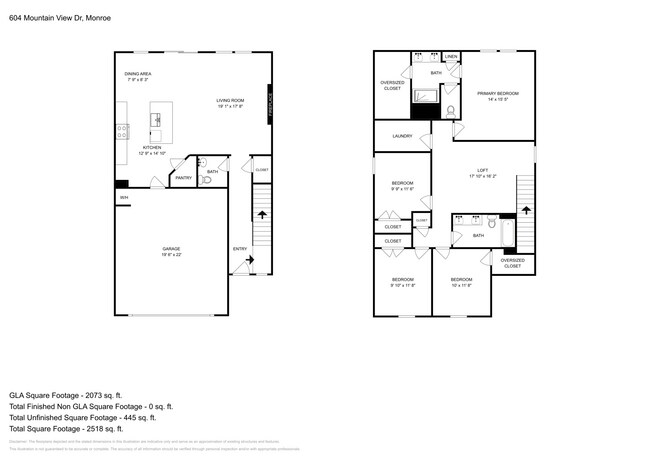 604 Mountain Vw Dr in Monroe, NC - Foto de edificio - Building Photo