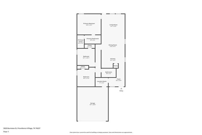 3020 Burmese St in Providence Village, TX - Foto de edificio - Building Photo