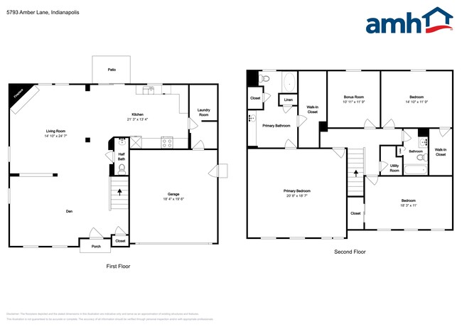 5793 Amber Ln in Indianapolis, IN - Building Photo - Building Photo