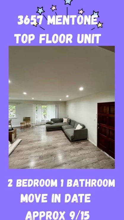 3657 Mentone Ave in Los Angeles, CA - Building Photo - Building Photo
